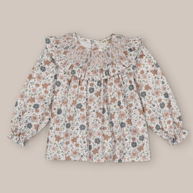 Blusa Niña Cuello Avena
