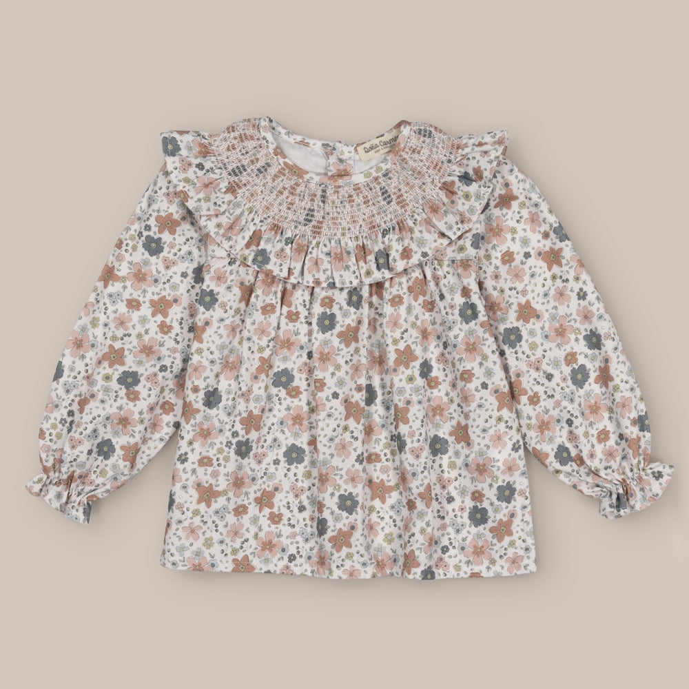 Blusa Niña Cuello Avena
