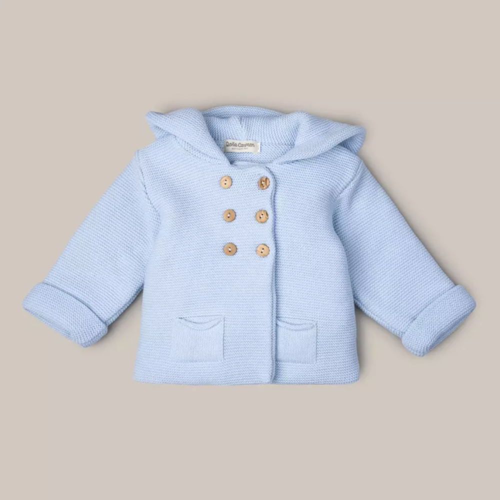 Chaqueton Bebé Orejitas Azul
