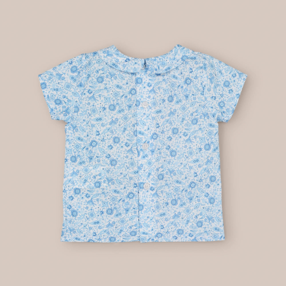 Chemise à manches courtes en cachemire pour bébé