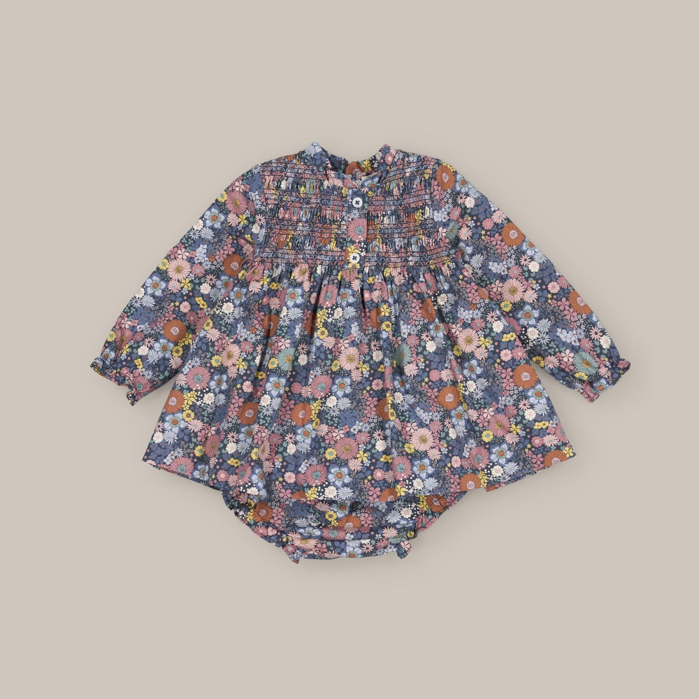 baby dress set Smock Falbala