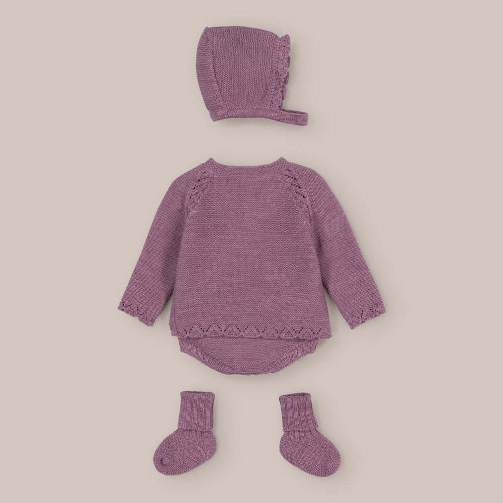 Conjunto De Punto Para Bebé Denalì