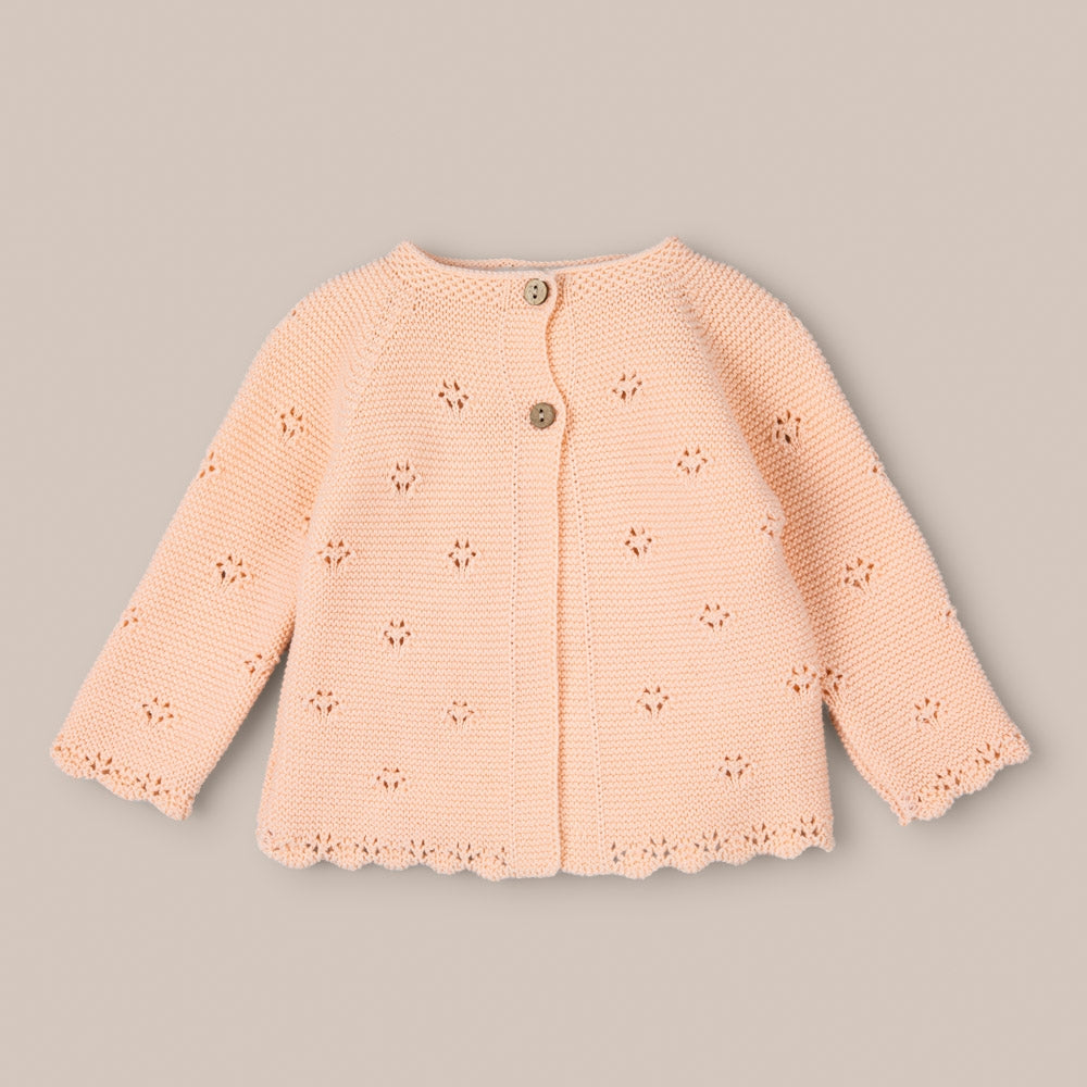 Chaqueta Niña Melocotón