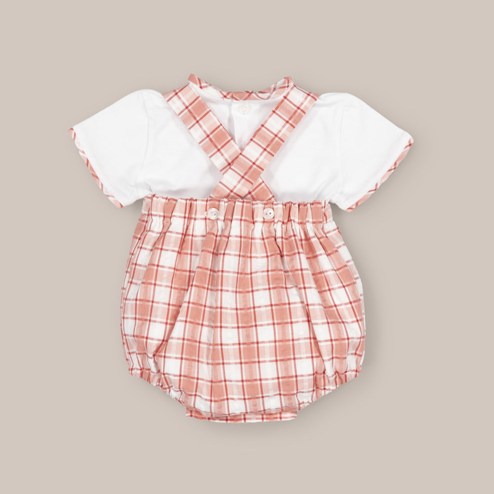Set Latzhose Baby-Granatapfel
