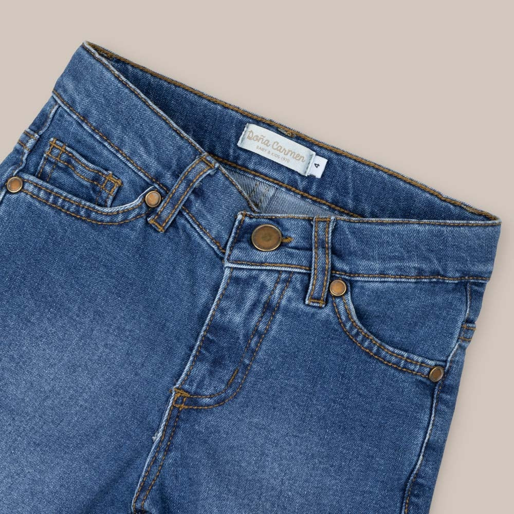 Pantalon Niño 5 Bolsillos Denim