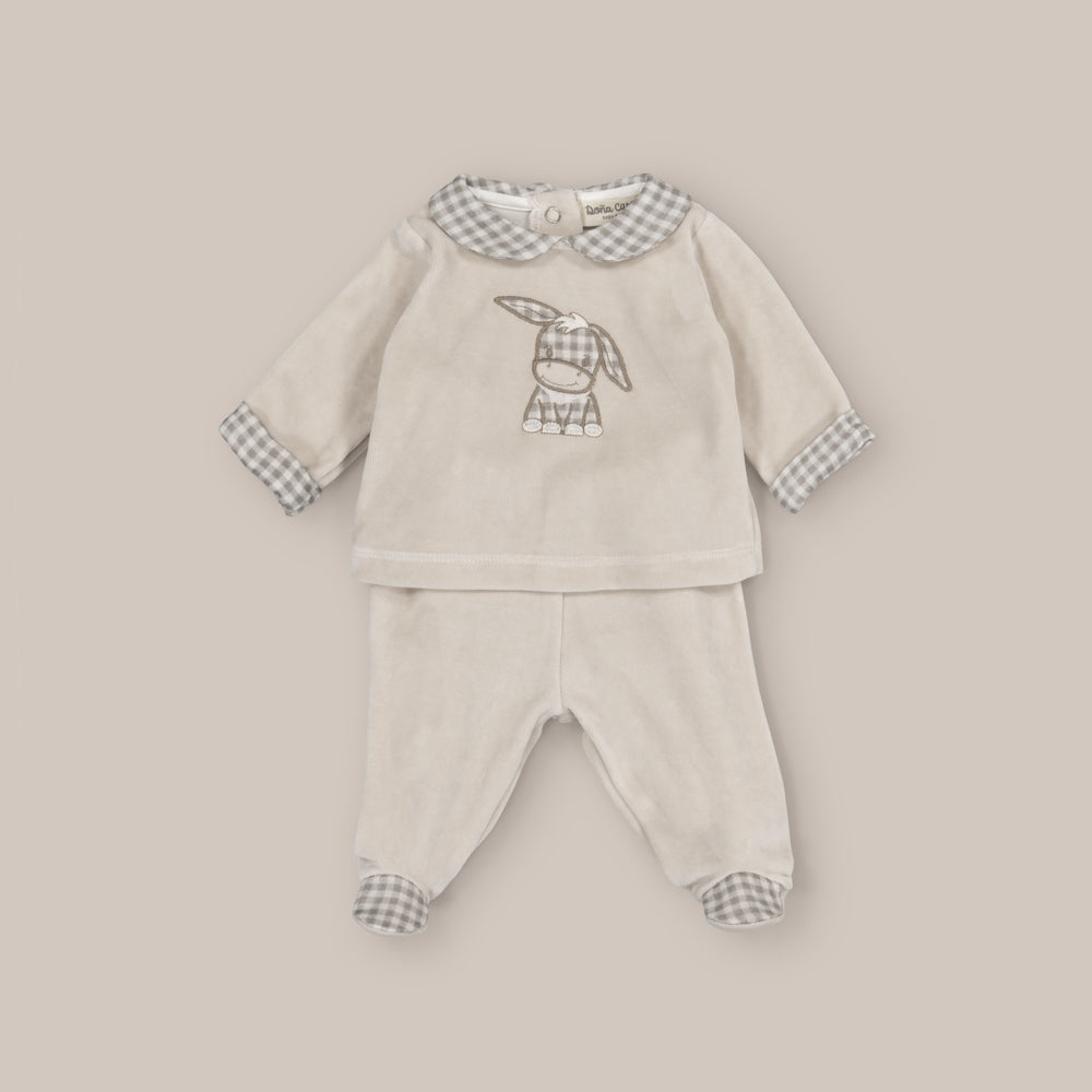 Conjunto bebé Igor Veludo