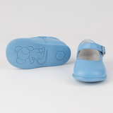 Leather Mary Janes with sole