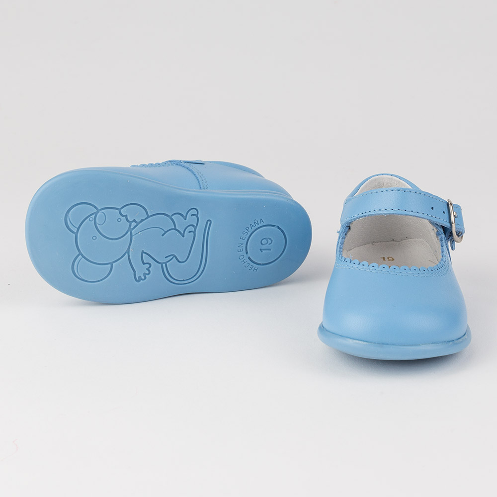Mary Janes aus Leder mit Sohle