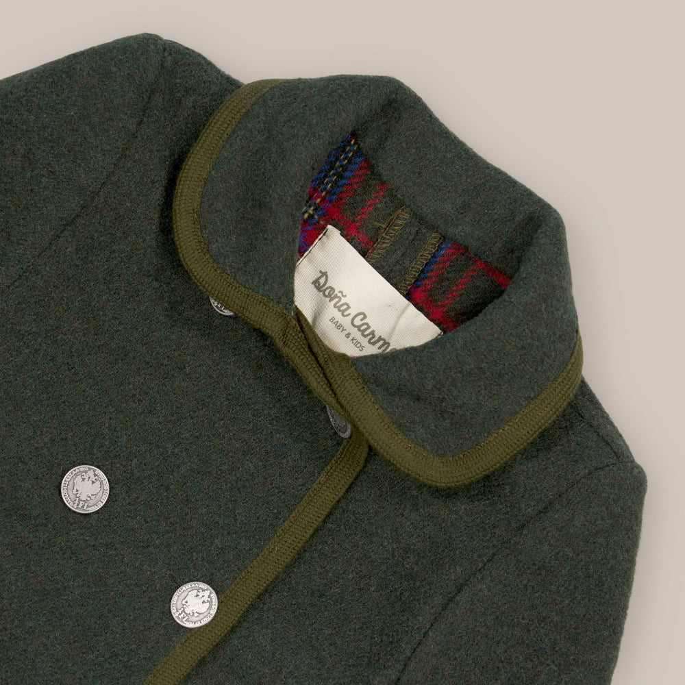 Cappotto Ragazza Lanoso