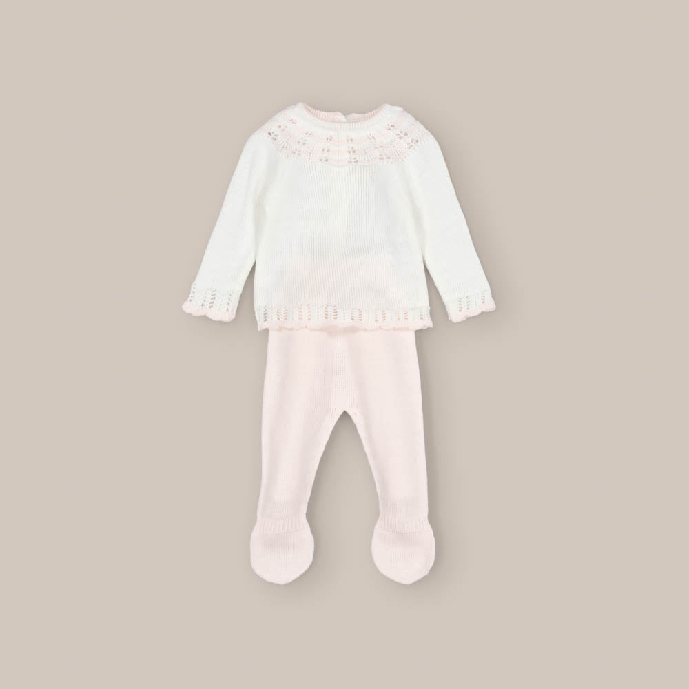 Conjunto Punto Bebé Polaina Ondita