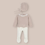 Set knit Angola baby