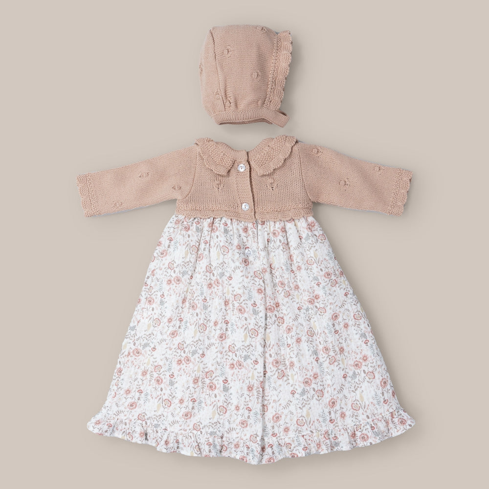 Vestito lungo Da Bebe con Cuffietta Adele