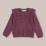 cardigan Girl Lana Aubergine