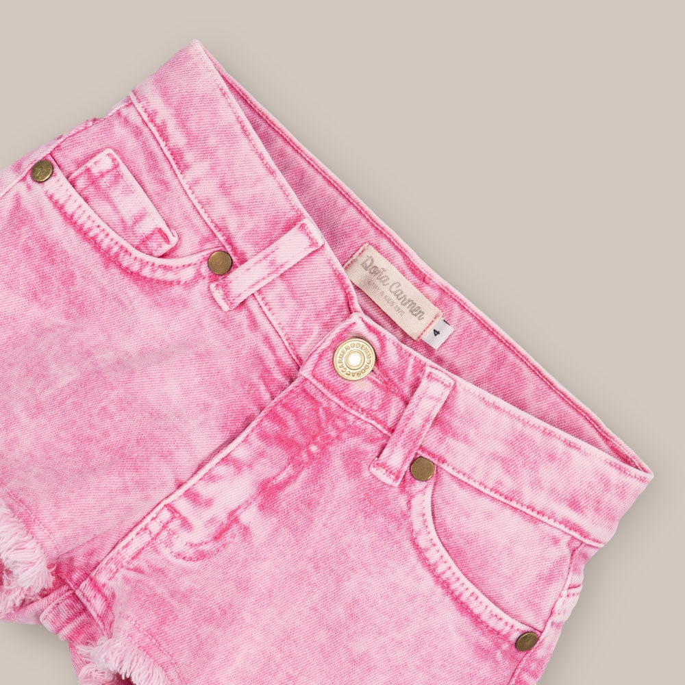 Short Niña Desflecado