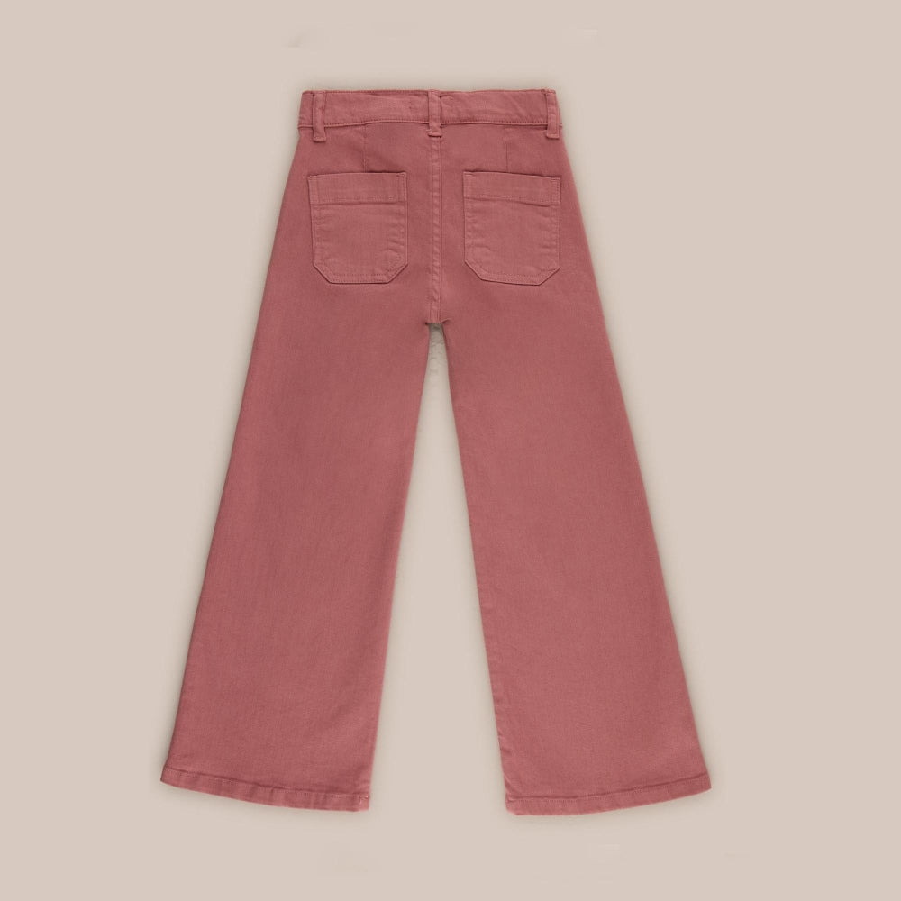 Girl's Wide Leg Waves Pants