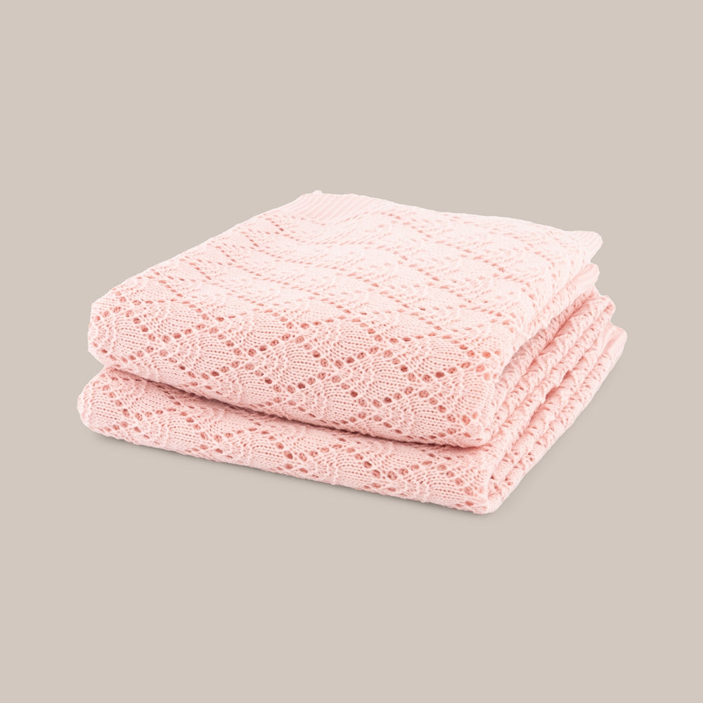 Diamond Wool Baby Shawl