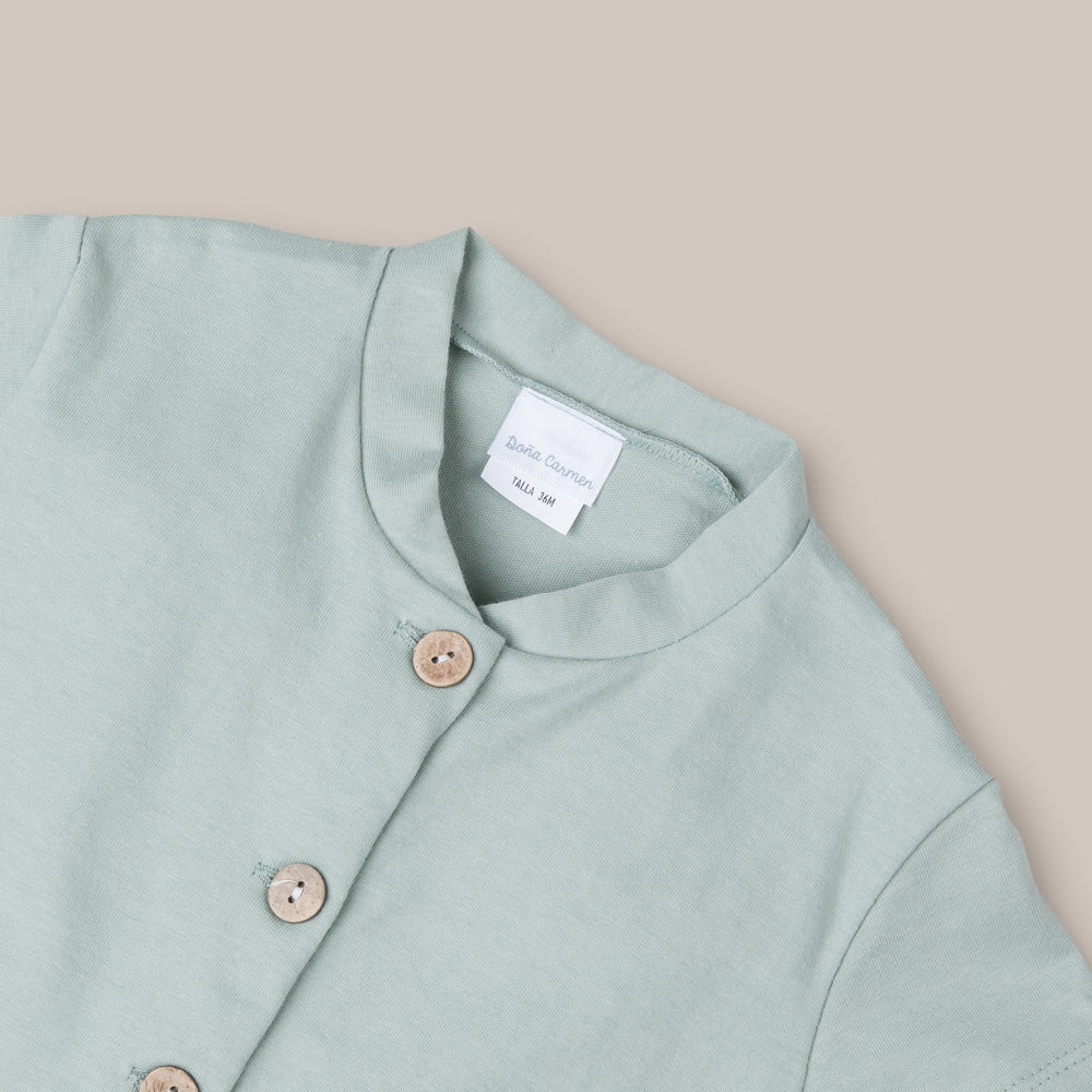 Mint Puck Short Sleeve Polo