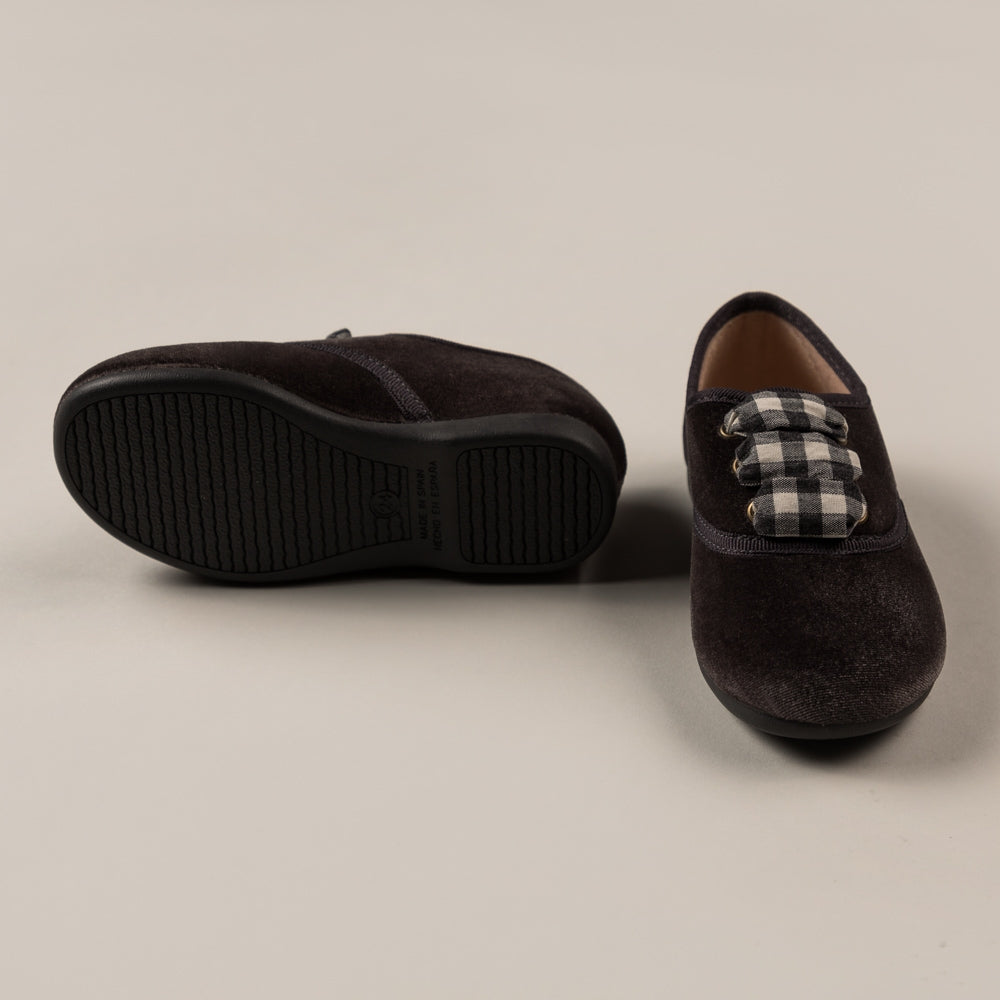 Blucher en Velours Cordon
