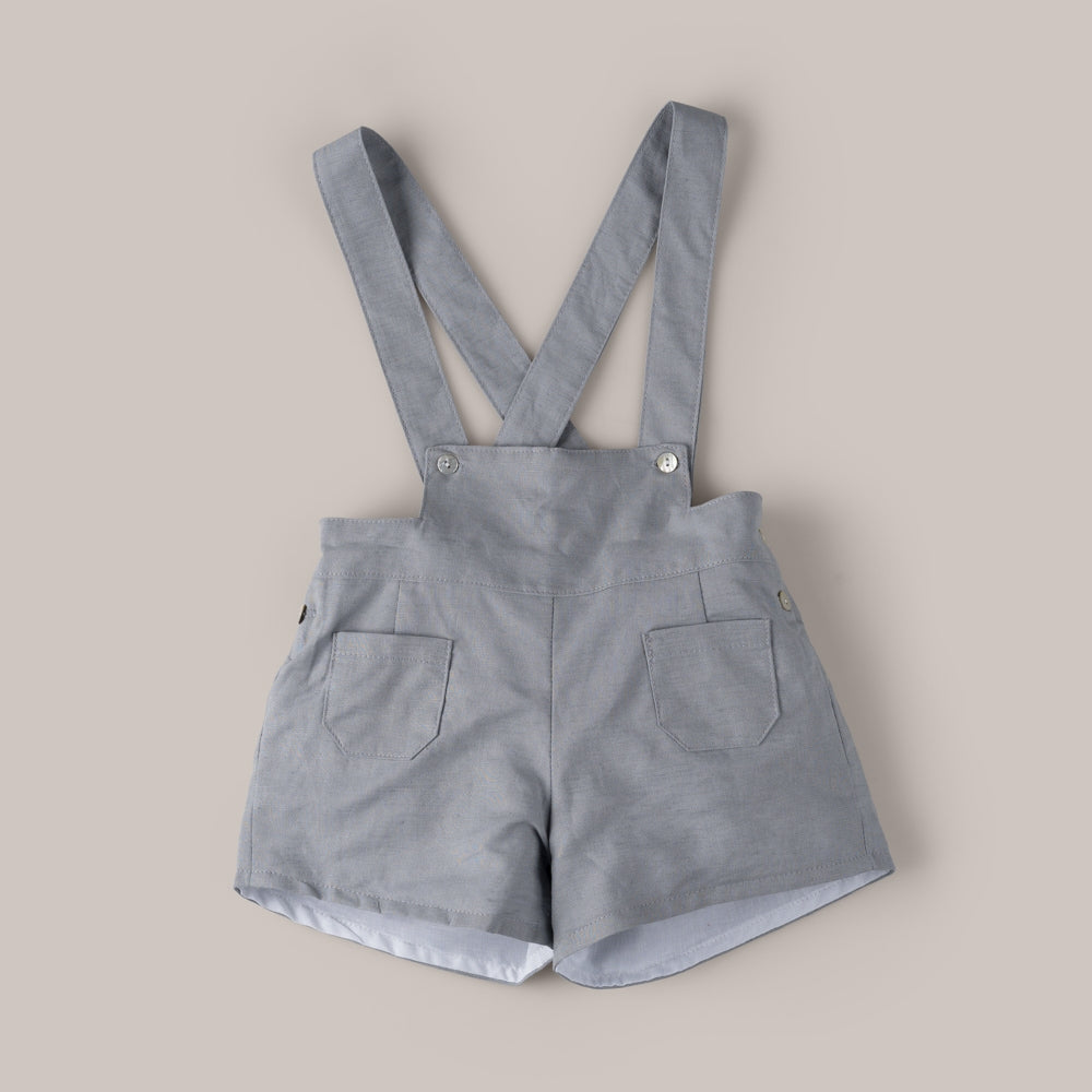 Boys' Trousers with Suspenders and Pockets