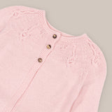 cardigan Gray Knotted Wool