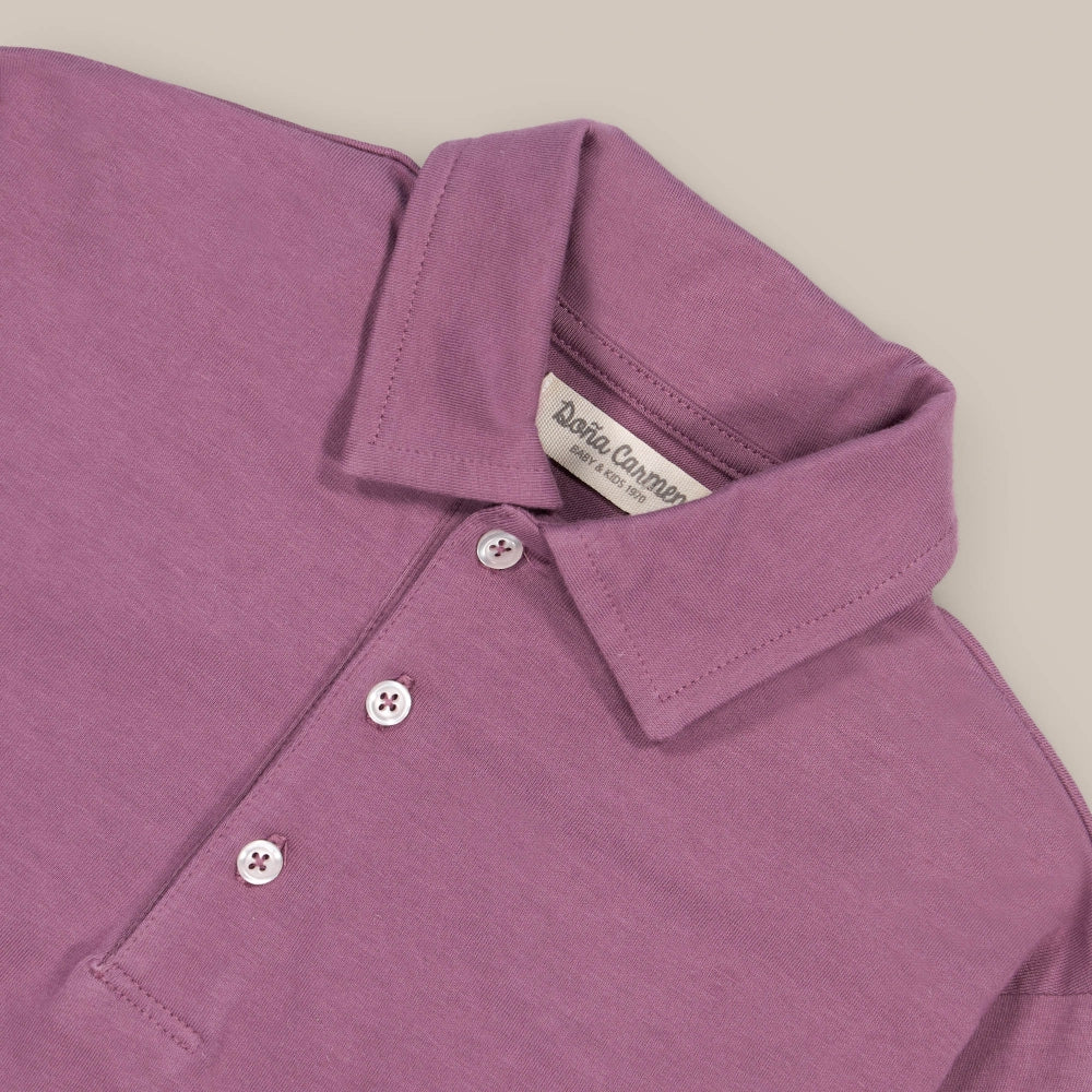 Polo de algodão Menino Basic