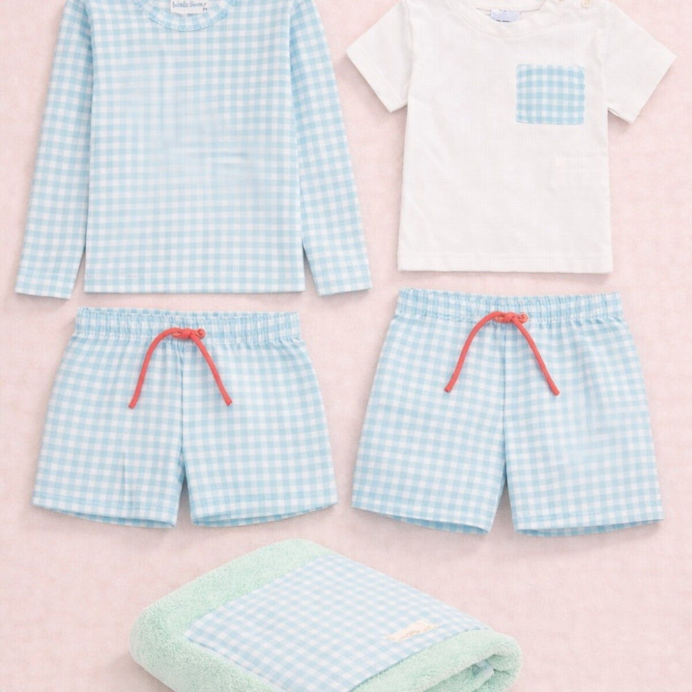 Turquoise Cotton T-shirt