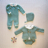 Knit Baby Set  4 pieces