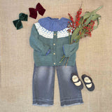 cardigan Greca Oliva