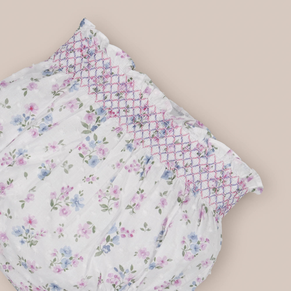 Baby bloomer Smock corsage