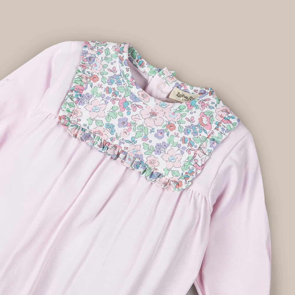 Babygrow Pijama Lilás para Bebê