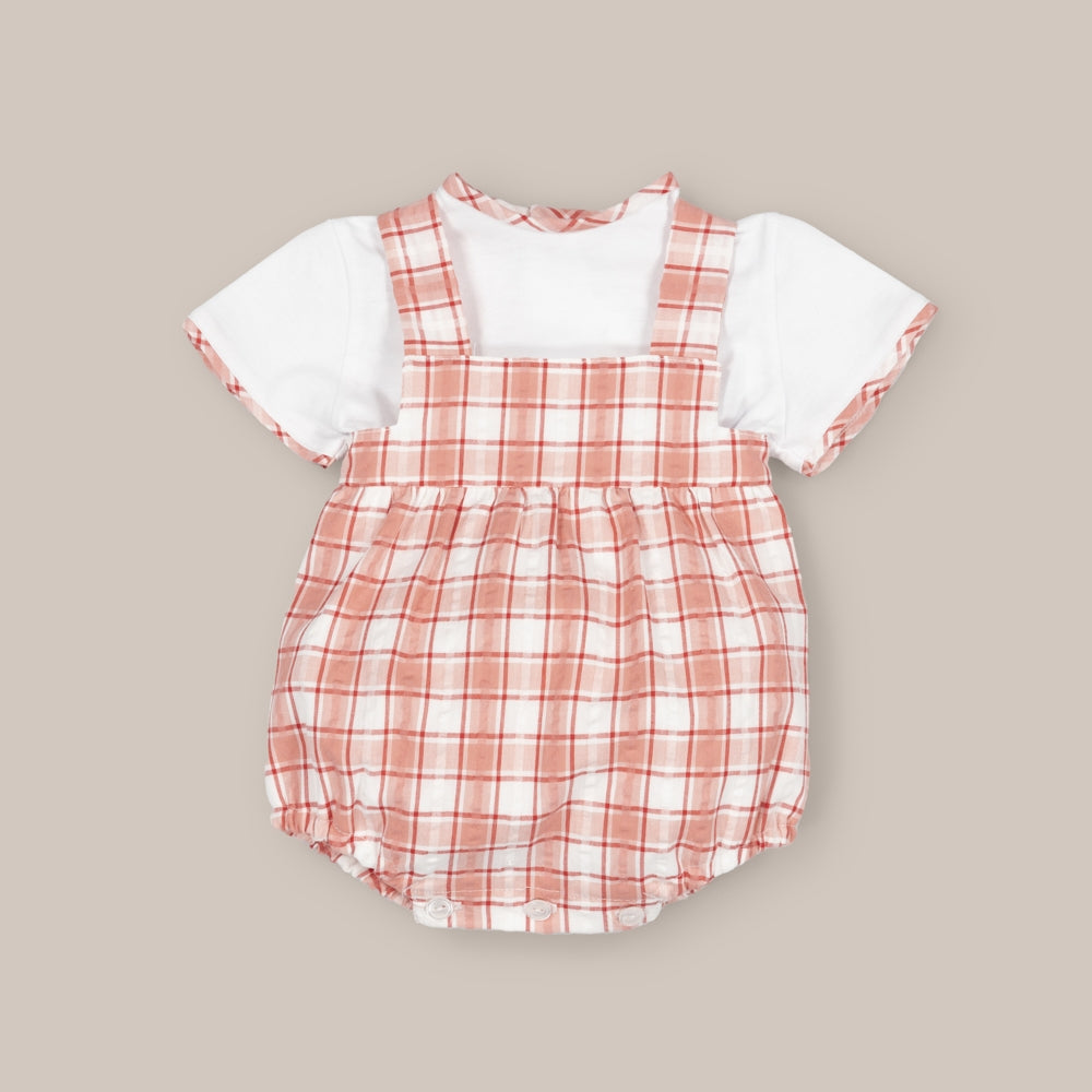 Set Latzhose Baby-Granatapfel