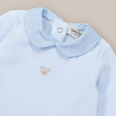 Conjunto Bebé Terciopelo Teddy Rosa