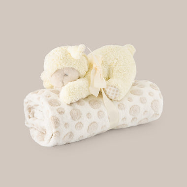 Baby blanket with stuffed