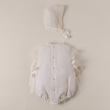 romper Baptism with Capota Puntilla