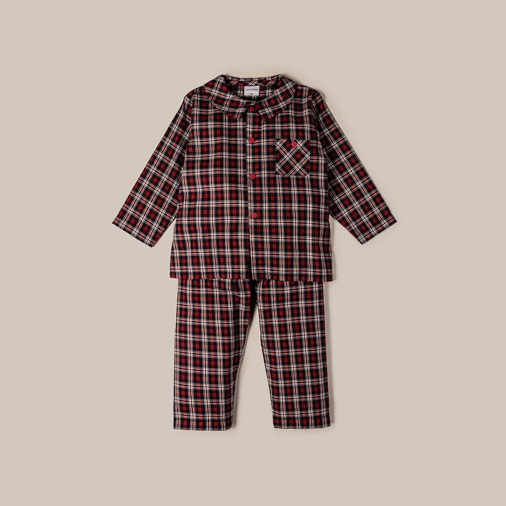 Pijama 2Piezas Cuadros Niño
