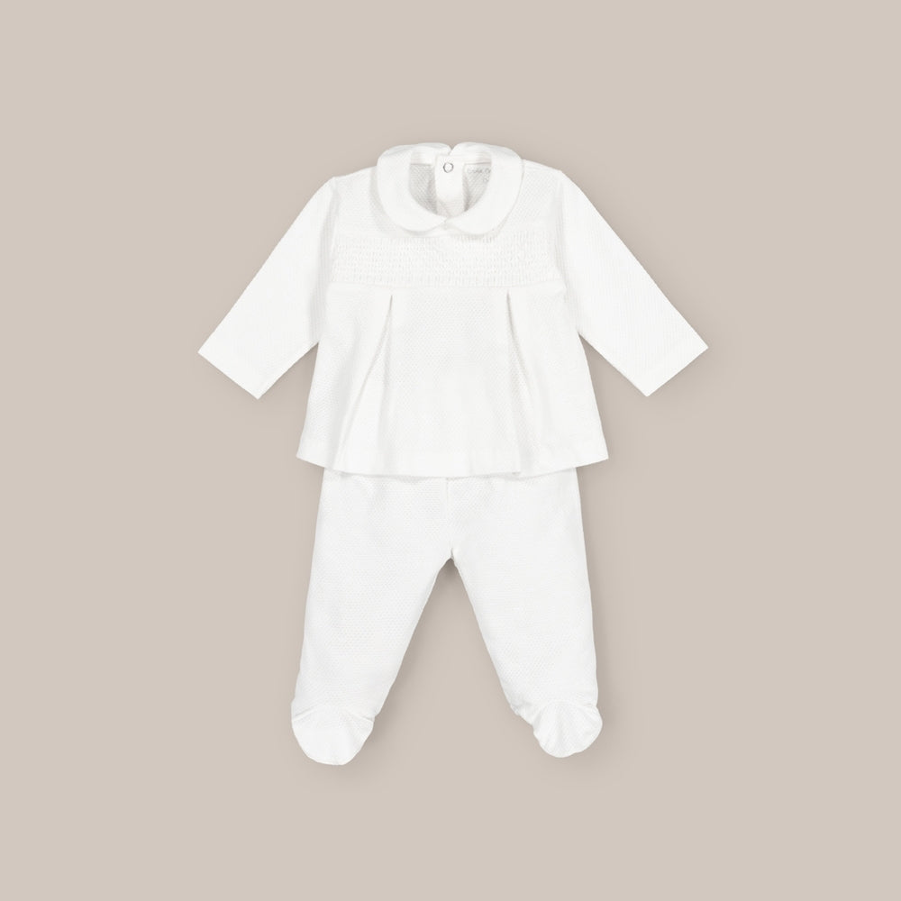 Conjunto bebé Smock Piqué