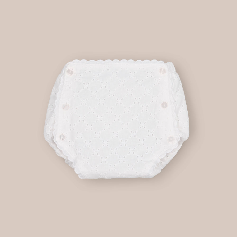 Baby bloomer Swiss Embroidery