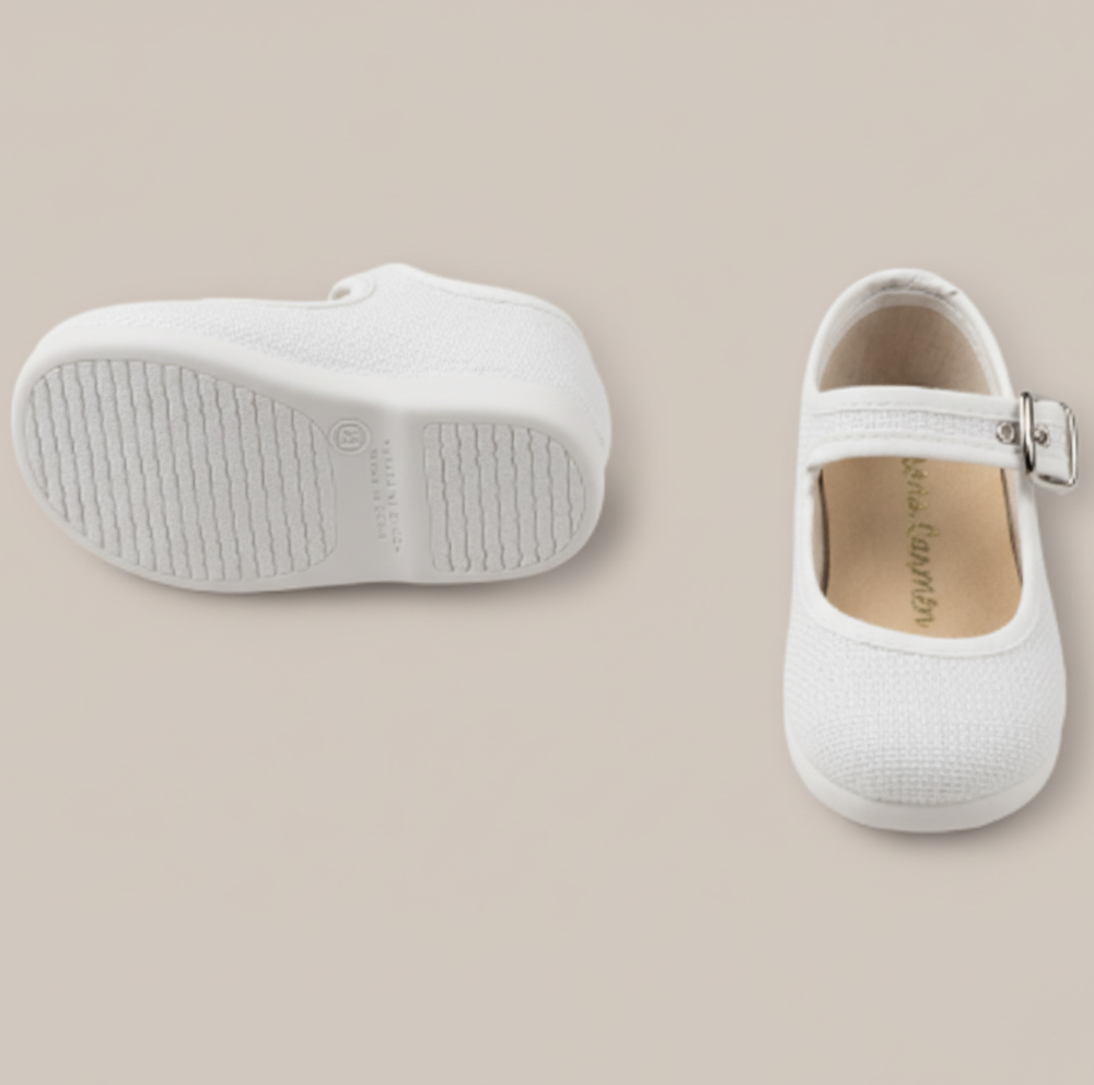 Mary Jane Linen Buckle