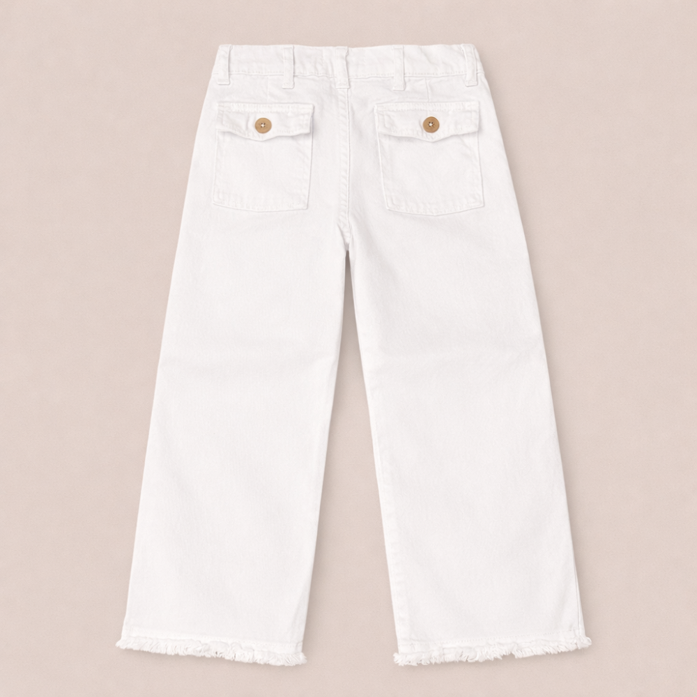 Pantaloni Con Tasca Applicata