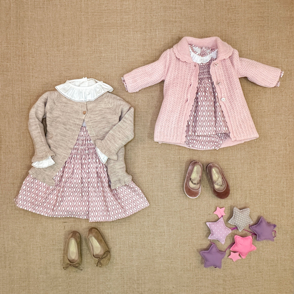 Jupe Rose Losange Fille