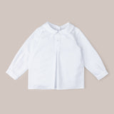 Shirt boy Long sleeve fold