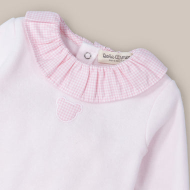 Conjunto Bebé Teddy Rosa