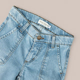 Pantalon en Jean Fille Large