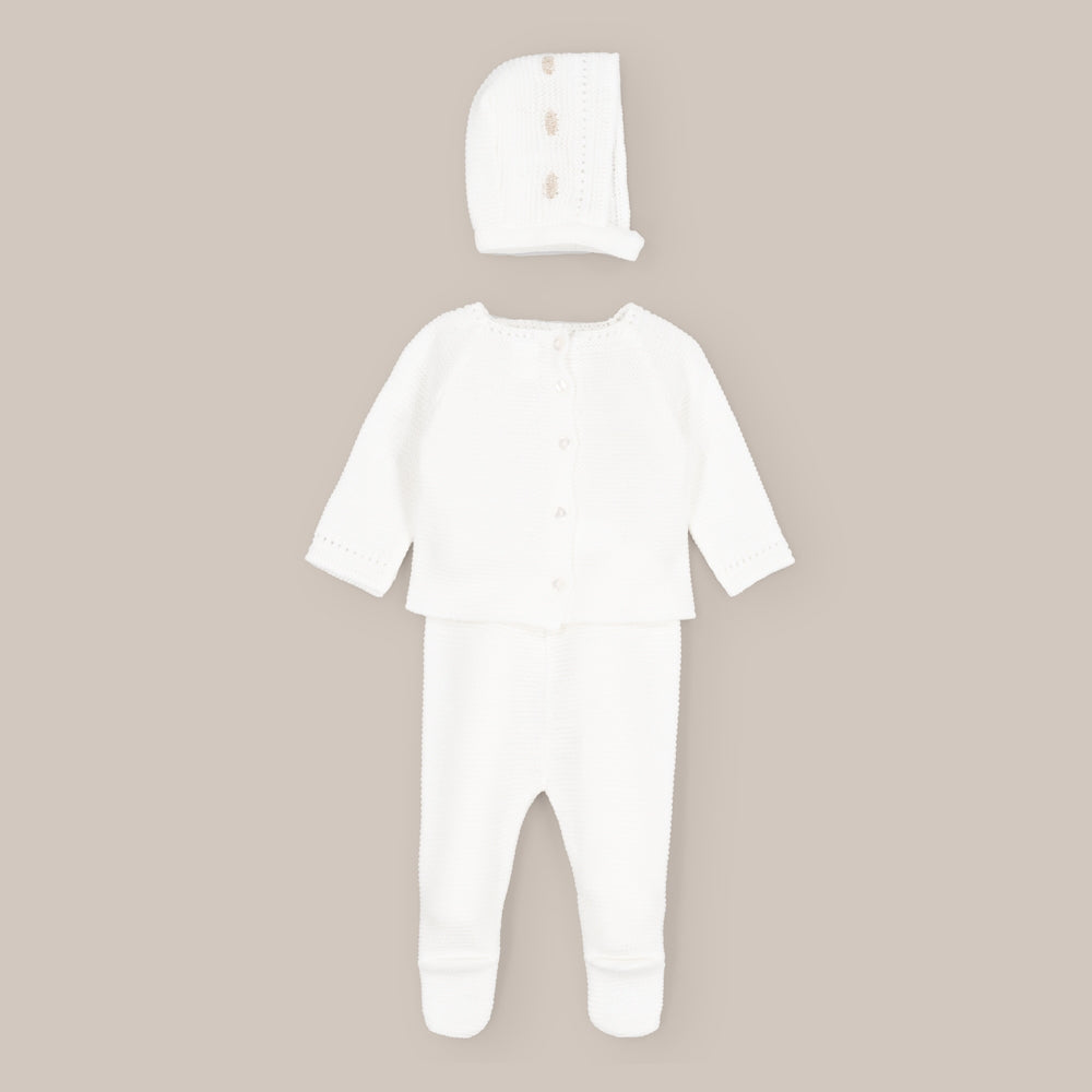 Conjunto Punto Bebé  Olivo