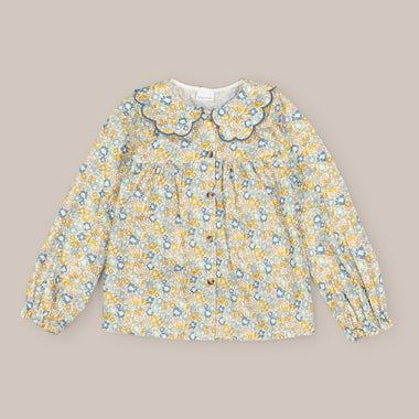 Girl's Jade Neck Blouse