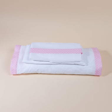 Juego De Sábanas Mini Cuna Lorzas