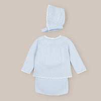 Conjunto Punto Bebé Ola Azul