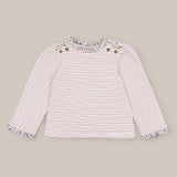 Blusa Niña Algodón Grosella