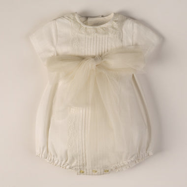 romper Baby Baptism with Alma Capota