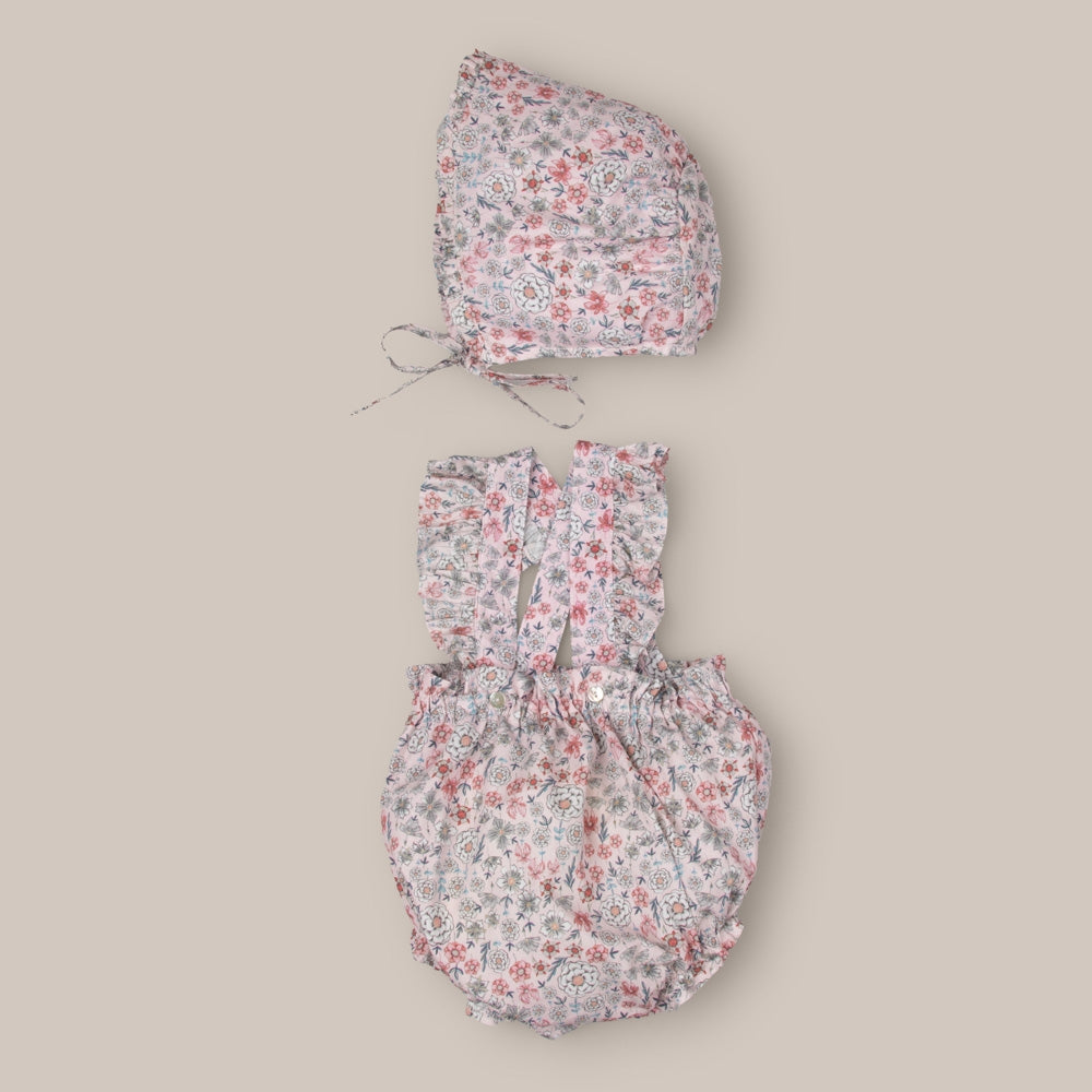Baby bloomer Tirante Garden With  Bonnet